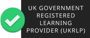 We are a UK government registered learning provider