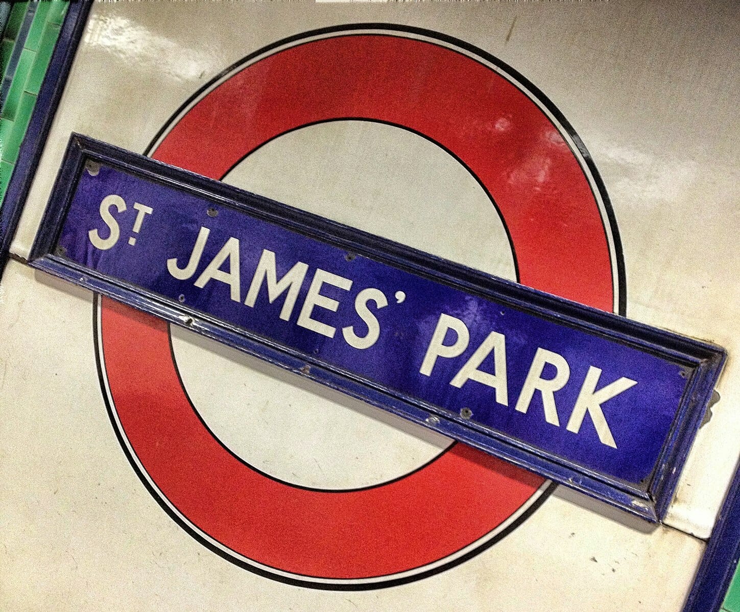 St James' Park sign
