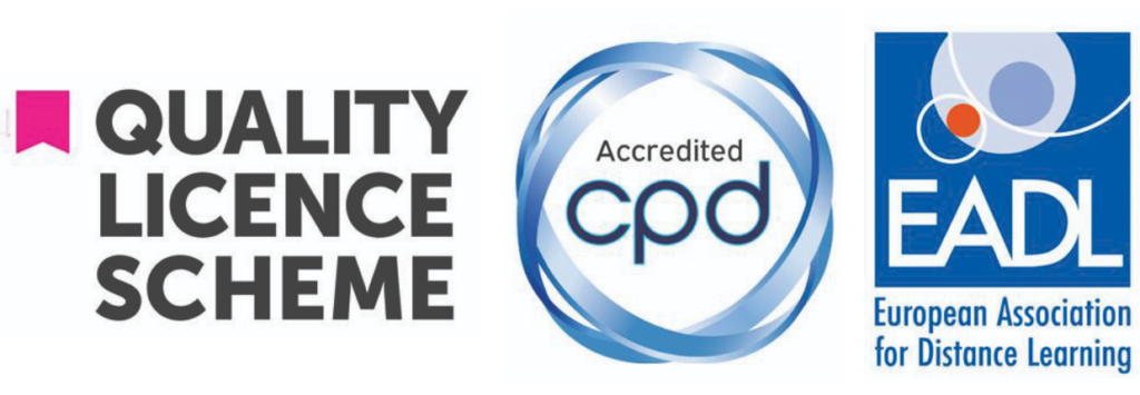 Proofrading course accreditation logos